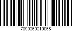 Código de barras (EAN, GTIN, SKU, ISBN): '7898363313065'