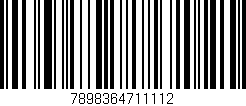 Código de barras (EAN, GTIN, SKU, ISBN): '7898364711112'