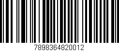 Código de barras (EAN, GTIN, SKU, ISBN): '7898364820012'
