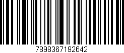 Código de barras (EAN, GTIN, SKU, ISBN): '7898367192642'
