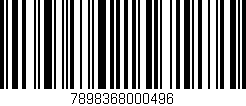 Código de barras (EAN, GTIN, SKU, ISBN): '7898368000496'