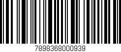 Código de barras (EAN, GTIN, SKU, ISBN): '7898368000939'