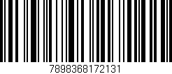 Código de barras (EAN, GTIN, SKU, ISBN): '7898368172131'