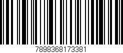 Código de barras (EAN, GTIN, SKU, ISBN): '7898368173381'