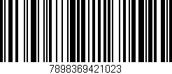 Código de barras (EAN, GTIN, SKU, ISBN): '7898369421023'