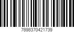 Código de barras (EAN, GTIN, SKU, ISBN): '7898370421739'