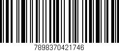 Código de barras (EAN, GTIN, SKU, ISBN): '7898370421746'