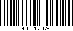 Código de barras (EAN, GTIN, SKU, ISBN): '7898370421753'
