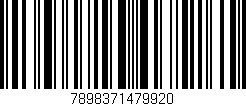 Código de barras (EAN, GTIN, SKU, ISBN): '7898371479920'