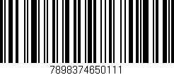 Código de barras (EAN, GTIN, SKU, ISBN): '7898374650111'