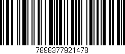 Código de barras (EAN, GTIN, SKU, ISBN): '7898377921478'