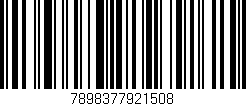 Código de barras (EAN, GTIN, SKU, ISBN): '7898377921508'