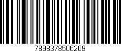 Código de barras (EAN, GTIN, SKU, ISBN): '7898378506209'