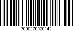 Código de barras (EAN, GTIN, SKU, ISBN): '7898378920142'