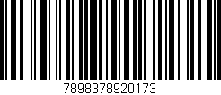 Código de barras (EAN, GTIN, SKU, ISBN): '7898378920173'