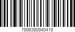 Código de barras (EAN, GTIN, SKU, ISBN): '7898390940418'