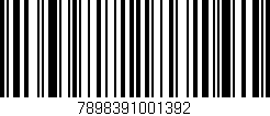 Código de barras (EAN, GTIN, SKU, ISBN): '7898391001392'