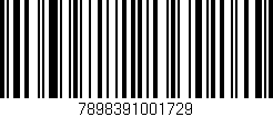 Código de barras (EAN, GTIN, SKU, ISBN): '7898391001729'