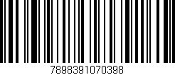 Código de barras (EAN, GTIN, SKU, ISBN): '7898391070398'