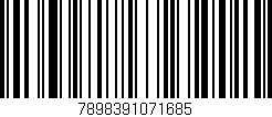 Código de barras (EAN, GTIN, SKU, ISBN): '7898391071685'