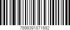 Código de barras (EAN, GTIN, SKU, ISBN): '7898391071692'