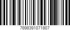 Código de barras (EAN, GTIN, SKU, ISBN): '7898391071807'