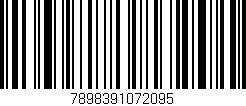 Código de barras (EAN, GTIN, SKU, ISBN): '7898391072095'
