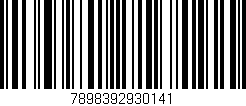 Código de barras (EAN, GTIN, SKU, ISBN): '7898392930141'