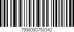 Código de barras (EAN, GTIN, SKU, ISBN): '7898393750342'