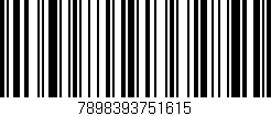 Código de barras (EAN, GTIN, SKU, ISBN): '7898393751615'