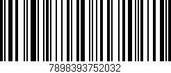 Código de barras (EAN, GTIN, SKU, ISBN): '7898393752032'