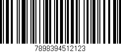 Código de barras (EAN, GTIN, SKU, ISBN): '7898394512123'