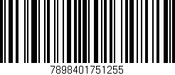 Código de barras (EAN, GTIN, SKU, ISBN): '7898401751255'