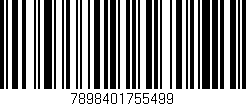Código de barras (EAN, GTIN, SKU, ISBN): '7898401755499'