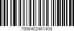 Código de barras (EAN, GTIN, SKU, ISBN): '7898403461404'