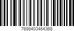 Código de barras (EAN, GTIN, SKU, ISBN): '7898403464368'