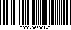 Código de barras (EAN, GTIN, SKU, ISBN): '7898406500148'