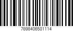 Código de barras (EAN, GTIN, SKU, ISBN): '7898406501114'