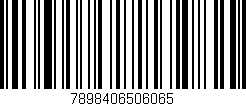 Código de barras (EAN, GTIN, SKU, ISBN): '7898406506065'