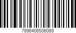 Código de barras (EAN, GTIN, SKU, ISBN): '7898406506089'