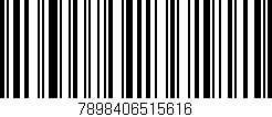Código de barras (EAN, GTIN, SKU, ISBN): '7898406515616'