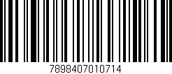 Código de barras (EAN, GTIN, SKU, ISBN): '7898407010714'