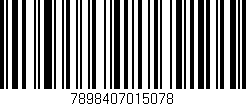Código de barras (EAN, GTIN, SKU, ISBN): '7898407015078'