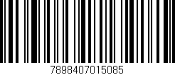 Código de barras (EAN, GTIN, SKU, ISBN): '7898407015085'