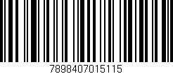 Código de barras (EAN, GTIN, SKU, ISBN): '7898407015115'