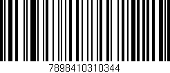 Código de barras (EAN, GTIN, SKU, ISBN): '7898410310344'