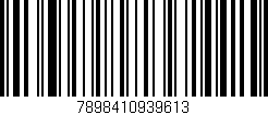 Código de barras (EAN, GTIN, SKU, ISBN): '7898410939613'