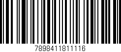 Código de barras (EAN, GTIN, SKU, ISBN): '7898411811116'