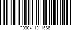Código de barras (EAN, GTIN, SKU, ISBN): '7898411811666'