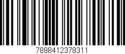 Código de barras (EAN, GTIN, SKU, ISBN): '7898412378311'